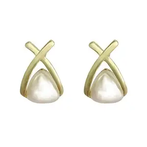 Subhagalankar Korean Western Stud Earring For Women And Girls.