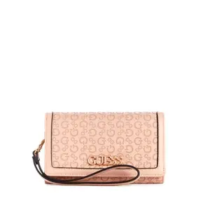GUESS Women's Pink Embossed Wallet| Ladies Purse Handbags | Gift For Ladies