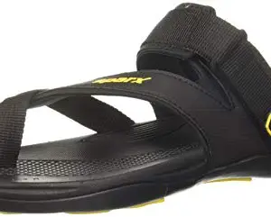 Sparx Men Black/Yellow Outdoor Sandals (SF0057G_BKYL0010)