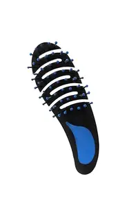 Professional Plastic Flat Hair Brush Comb with Wide, Strong & Flexible Nylon Bristles for Men & Women – Model HB-50