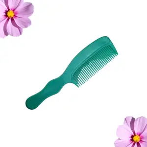 HiTech Sales Detangling Premium Dressing Hair Comb for Men,Women Comb | Detangling Frizz off detangler hair comb for Curly, long Hair & any type Hair Pack of 1 (Green)