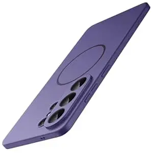 JETech Magnetic Slim Cover Case for Galaxy S26 Ultra, Compatible with MagSafe, Anti-Slip Grip & Full Camera Lens Protection, Ultra-Thin Lightweight Matte Finish Phone Cover (Heron Purple)