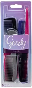Goody Hair Products Family Set of 6 Combs
