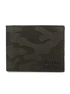 Royal Enfield Laser Etched Camo Wallet Olive