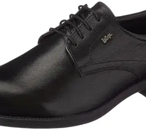 Lee Cooper Men's LC4923E Leather Formal Shoes_Black_5UK