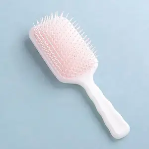 Kuber Industries Hair Brush | Bristles Brush | Hair Brush with Paddle | Detangles Hair Brush | Suitable For All Hair Types | Hair Brush Styling Hair | XH45PNK | Pink