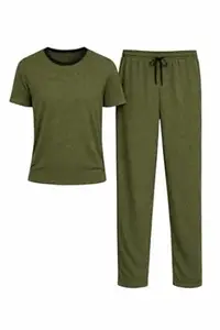 Mack Jonney Men's Polyester Lycra Tracksuit | Lightweight Sports & Gym Wear | Comfortable Running & Training Track Suit for Men-MJ-A62