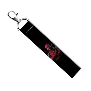 ISEE 360® Super Hero Lanyard Tag with Swivel Lobster for Gift Luggage Bags Backpack Laptop Bags. L X H 5 X 0.8 INCH