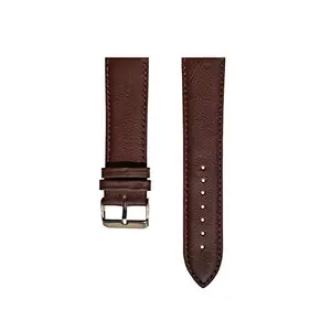 DBLACK Nagata [Full-Padded] 22mm Leather Watch Strap (Brown) // Suitable for FOSSIL Watches