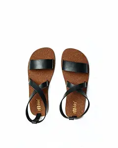 Paaduks Women's Brown Sulu Sandals - 4 UK
