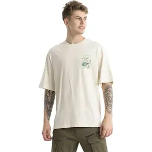 Snitch Dario White Oversize Graphic T-Shirt
