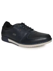Buckaroo Harvard Genuine Leather Blue Casual Shoes for Mens: Size UK 10