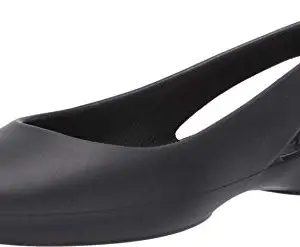 crocs Women's Black Fashion Slippers-5 UK (W7) (205873-001)