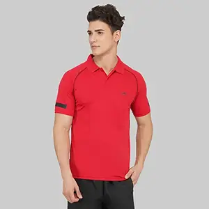 Vector X OMT-173 Men's Polyester Half Sleeve Round Neck T-Shirt