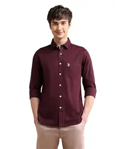 U.S. POLO ASSN. Cotton Mens Shirt - Regular Fit, Casual Wear Shirts for Men