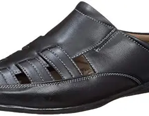 Centrino Centrino Black Sandals & Floaters-Men's Shoes-7 UK (2319)