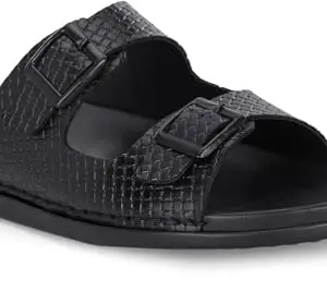 LEONCINO Stylish Sandal for Men - Comfortable Sandals for Men - Mens Sandal Collection - Fashionable Men's Slippers for Any Occasion - Versatile Men Slipper Choices - Mens Sandals - Brown 10 UK