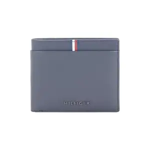 Tommy Hilfiger Drammen Men Leather Global Coin Wallet - Navy