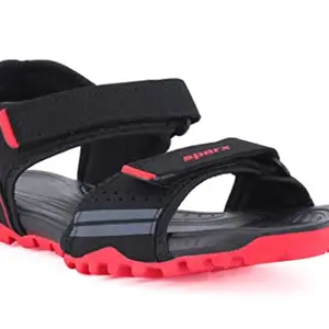 Sparx mens SS 556 | Latest, Daily Use, Stylish Floaters | Red Sport Sandal - 8 UK (SS 556)