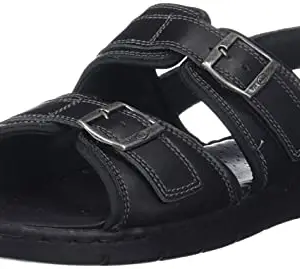 Scholl Men's Justin Sandal Black Sandal - 7 UK (8666199)
