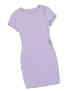 Elegant Fitted Piko Bodycon GLD_Dress for Women