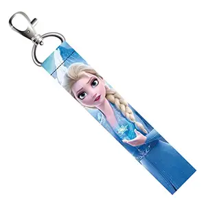 ISEE 360® Princess Elsa Lanyard Tag with Swivel Lobster for Gift Luggage Bags Backpack Laptop Bags L X H 5 X 0.8 INCH