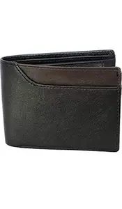 pocket bazar Men Casual Leather Wallet (Black)