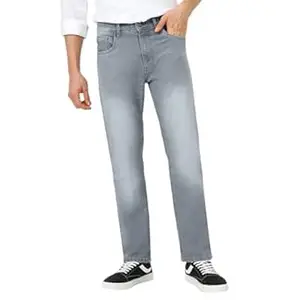 Urbano Fashion Men's Regular Fit Washed Jeans Stretchable