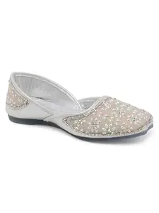 Iconics Women Shoes,Silver,UK-8