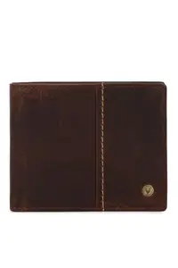 Allen Solly Men Brown Solid Leather Wallet
