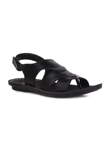 Bata Men's Slip-on Sandal - BLACK (9 UK) (8616579)