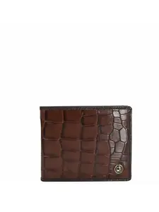 Da Milano Genuine Leather Brown Mens Wallet (MW-10360OL)