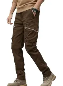 ODDMONKEY Men Cargo || Casual Trouser || Cargo Pant for Men - Stylish, Comfortable, Multi-Pocket Design for Outdoor, Work Wear & Casual