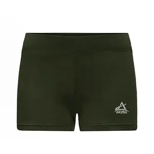 AKIBA Compression Unisex Skin Tight Shorts for Gym, Running, Cycling, Swimming, Basketball, Cricket, Yoga, Football, Tennis, Badminton & Many More Sports (in, Numeric, 36, Olive Green)
