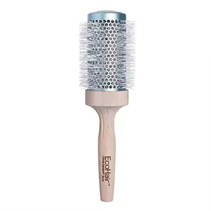 Eco Hair Thermal Brush 54 mm by Olivia Garden (USA) – Bamboo Brush, Round Brush, Heat Resistant, Ideal for Blow Drying, Professional Hair Brush - 1 Unit