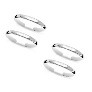 A-One Collection Toe Ring Sterling Silver Abstract Pattern Design Toe Ring Adjustable Jewelry for Women. (011)