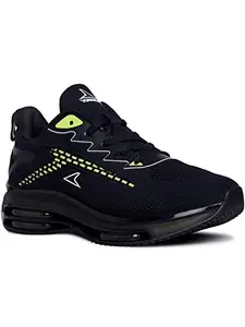 Power Mens Crank Running Shoes, Green (7 UK)