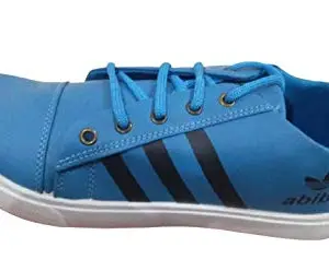 SHRI Balaji Shoe Mens Blue Sport Shoe - 7 UK (SHA-106)