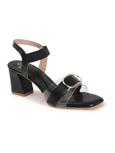 Carlton London Corlton London Women Sandal,Black,UK-4