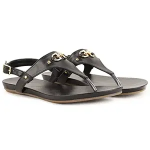 Bata Women's Ravenna Sandal Black 3 Kids UK (5616011)