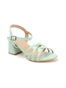 iconics Women Fashion Sandal,Pista Green,UK-4