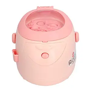 Sutinna Rice Cooker Play, Safe Kitchen Play Set Smooth for Above 3 Years Old(Rice Cooker (Pink))