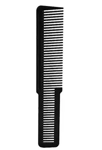AB Beauty House Flat Top Comb For Haircut Home, Salon & Professional Use (Black, Large) Pack 2