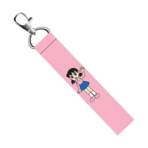 ISEE 360® Cute Girl Lanyard Bag Tag with Swivel Lobster for Gift Luggage Bags Backpack Laptop Bags Students Professional L X H 5 X 0.8 INCH