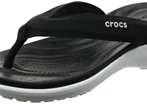 Crocs Women's Capri Black Slipper-6 Kids UK (206780-001)
