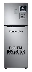 Samsung 236L 3 Star Convertible 3 In 1 Digital Inverter Frost-Free Double Door Refrigerator Appliance (RT28C3733SL/HL,Ez Clean Steel 2023)