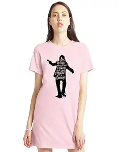 Stylish Cotton Blend Printed T-Shirt for Women | Casual Wear | Soft & Comfortable Fabric | Trendy Short Sleeve (Pink_X-Large_Pack of 1)#2704