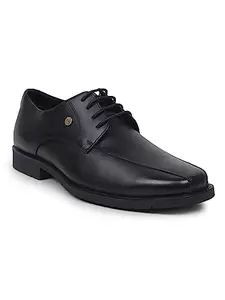 Liberty Mens Eco-01E Black Formal Shoes - 40