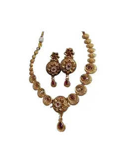 Gold Plated Necklace Set for Women