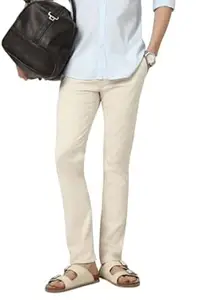 Peter England Men's Skinny Fit Mid Rise Premium Casual Trouser Chinos